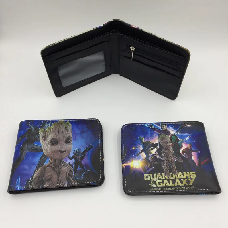 

Famous Movie Colorful Leather Anime The Lord Of The Rings/Treebread/Adventure Time Multi-card bit-Wallet Printing With Cartoon