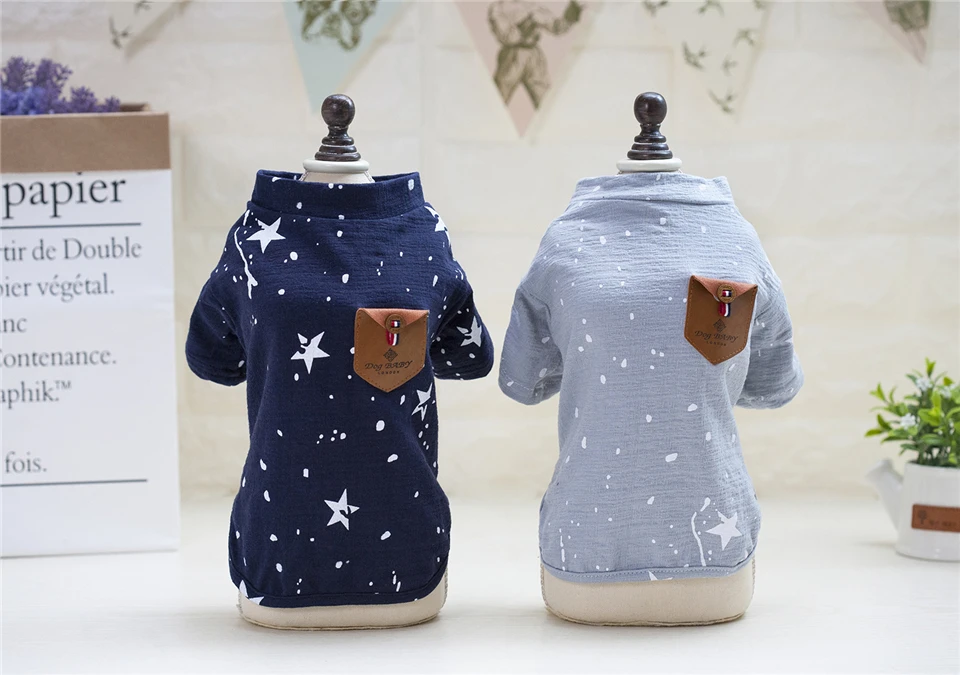 Cotton T-Shirt Clothing for Dogs Summer Spring Dog Clothes Pets Chihuahua (1)