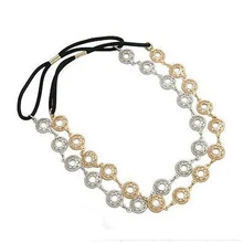 Модная блестящая короткая и Универсальная повязка на голову с цветочным узором, модные эластичные повязки на голову, повязки на голову, головной убор для девочек