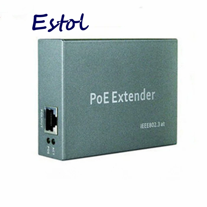 2015 New 1 Port POE Extender 10/100mbps IEEE802.3at/af IP camera,IP Phone,wireless AP,PoE switch power supply network