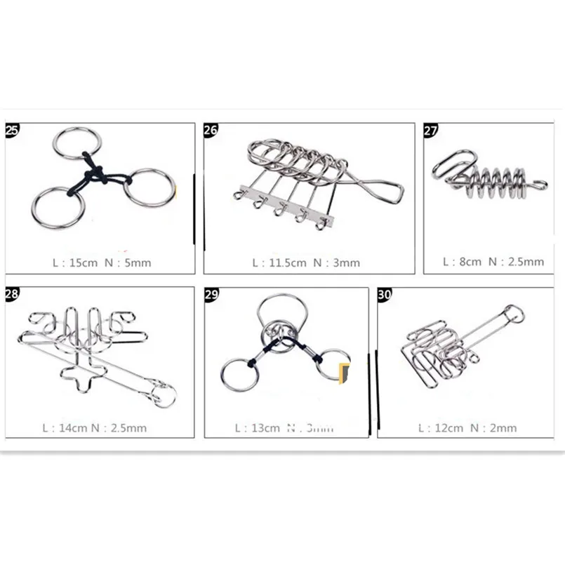Головоломки из проволоки схемы