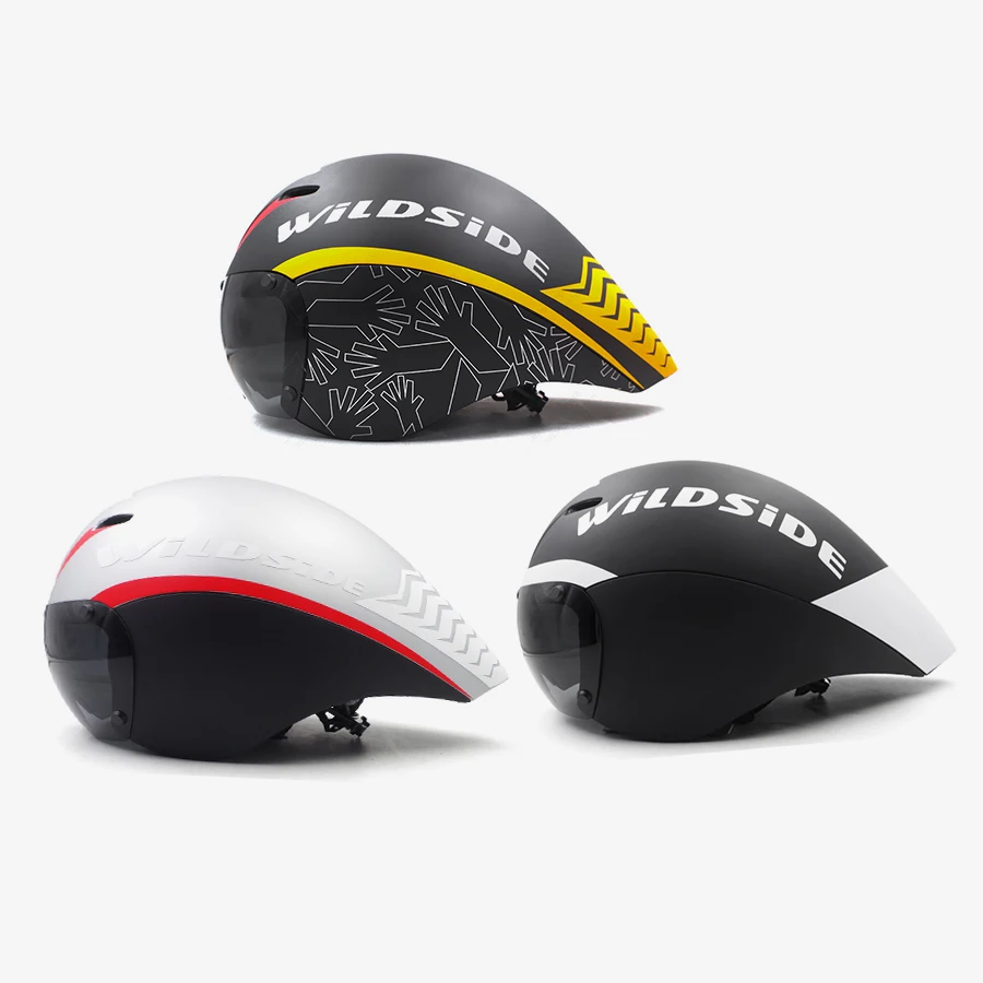 Aero шлем объектив прозрачный серый Триатлон tt Велоспорт шлем объектив дорожный велосипед велосипедный шлем объектив очки козырек helmt аксессуары