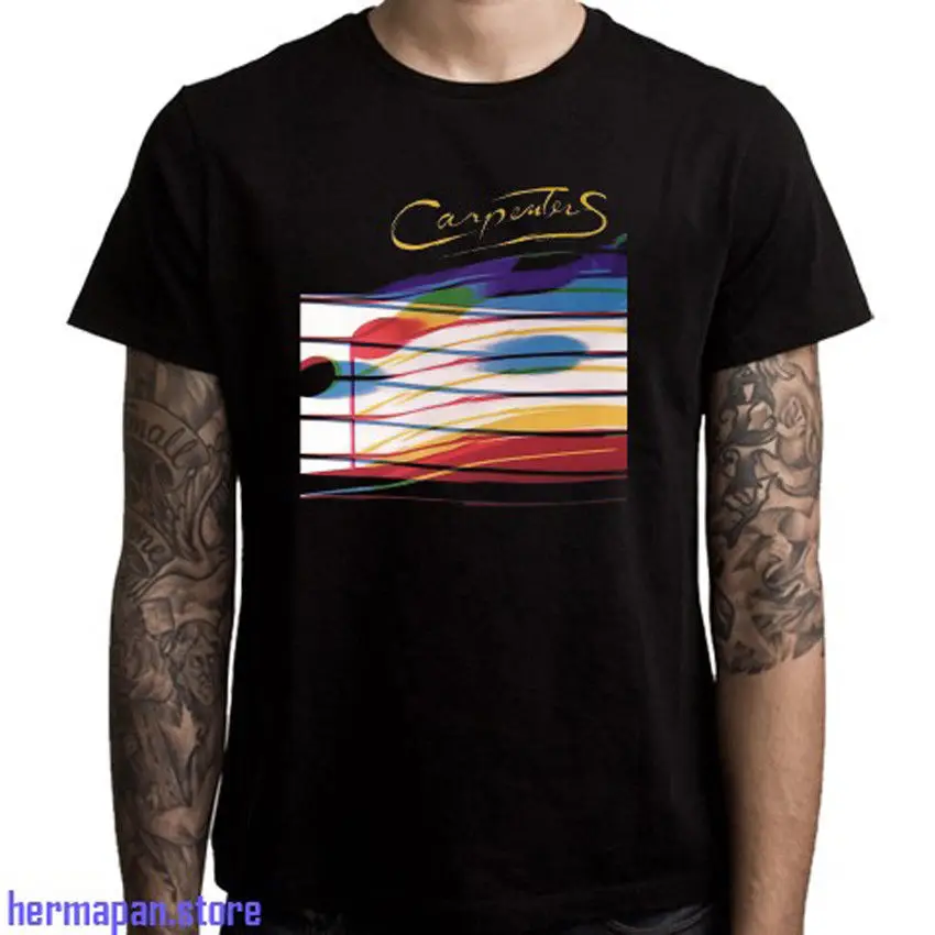 The Carpenters Album Passage Logo Мужская Черная Футболка размер S до 3XL хип-хоп футболка новые