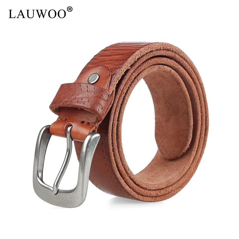 Buy LAUWOO High quality Men's Vintage soft genuine
