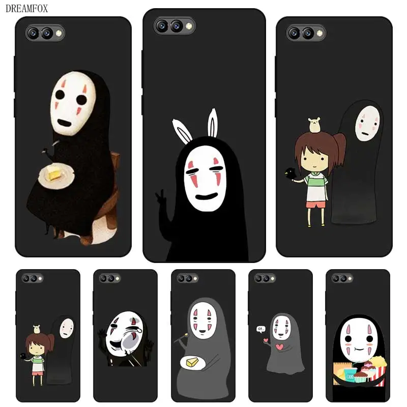 N357 No Face Man Black Silicone Case Cover For Huawei Honor 8C 8X 9 10 20i V10 V20 Note10 Max Lite Magic2 |