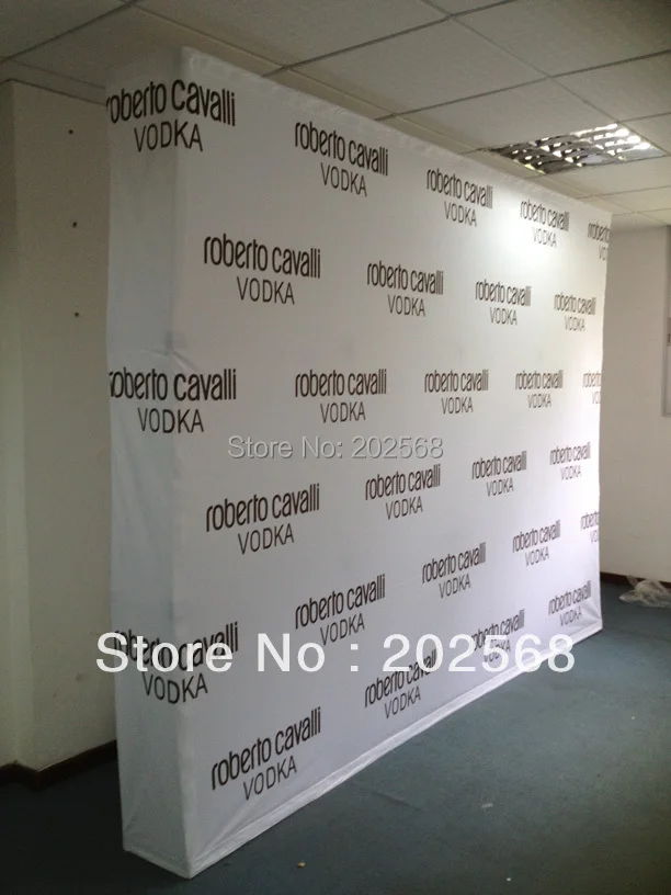 

Free Shipping!!! Fabric Pop up Stand, Fabric Backdrop Banner wall W/Graphic Printing