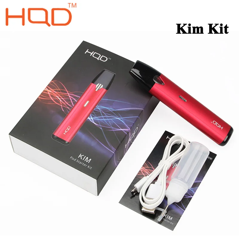 Оригинальный HQD Ким комплект все-в-одном Pod система 12 Вт 2 мл Pod картридж 300 мАч батарея электронная сигарета для электронной сигареты