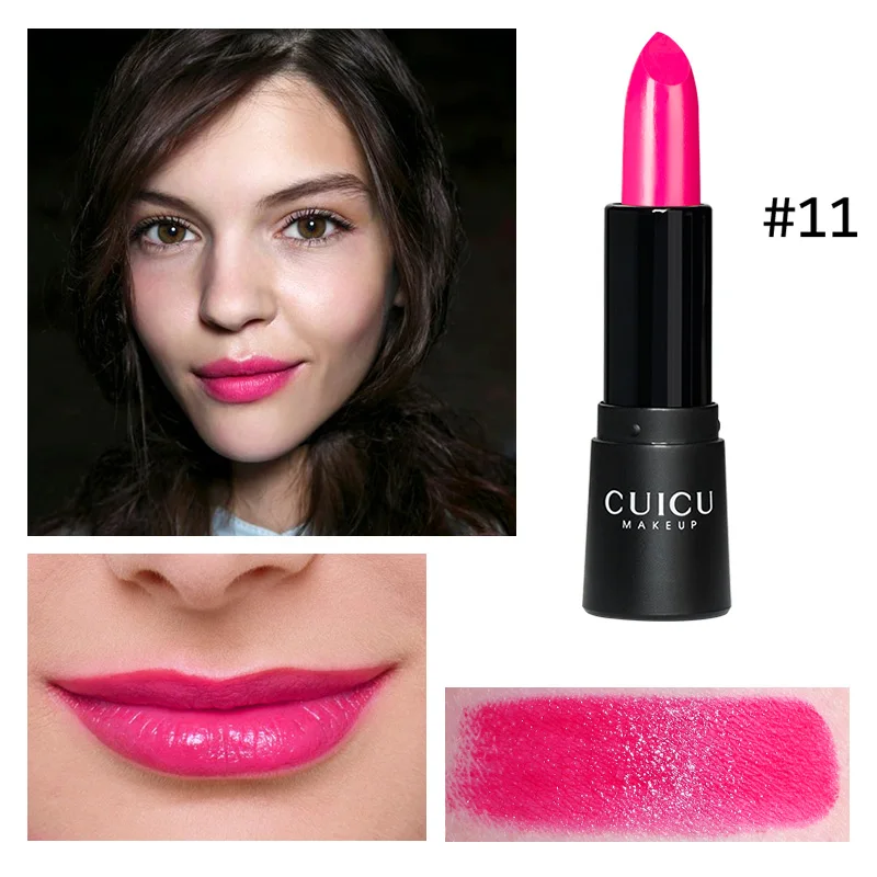 Fashion 12 Colors Matte Lipstick Long lasting Waterproof Natura