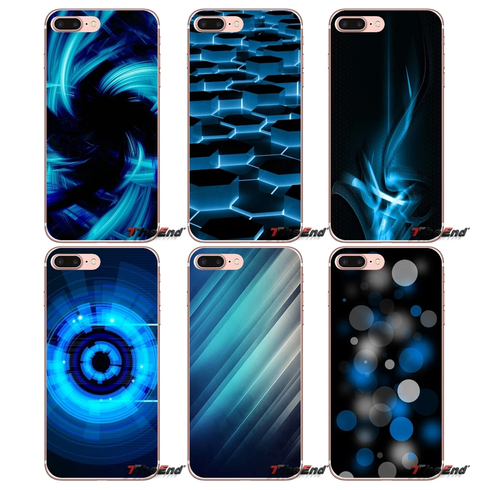 Аксессуары кожаный чехол для Samsung Galaxy S2 S3 S4 S5 MINI S6 S7 edge S8 S9 Plus Note 2 3 4 5 8 Coque Fundas Cool Blue