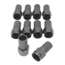 10pcs 75-5 F conector parafuso em tipo F tipo de cabo coaxial conector plugs conectores de linha singnal