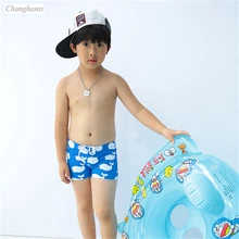 Новая модель, плавки для мальчика, детские шорты для плавания, милая одежда для плавания с рисунком голубого и Кита, купальный костюм, детские купальные костюмы для мальчиков