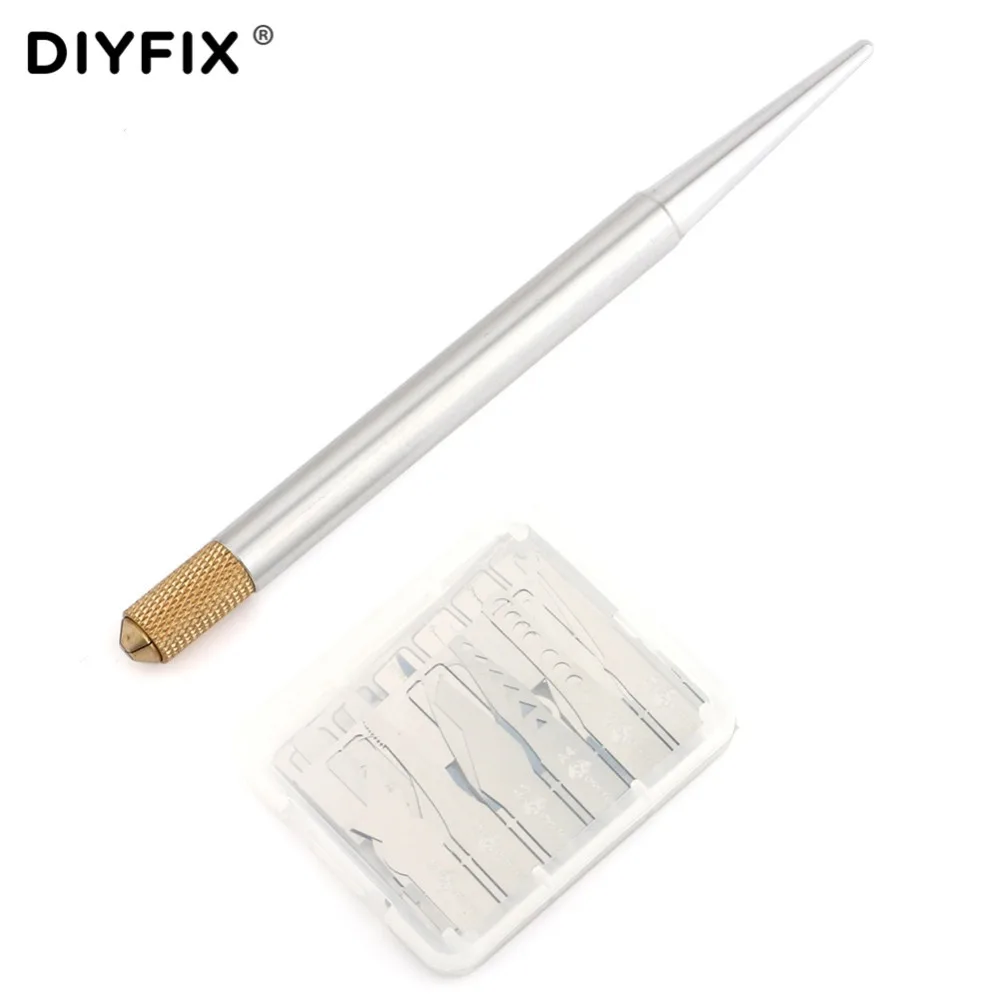Набор ножей DIYFIX 27 в 1 с лезвиями для ремонта BGA инструмент удаления микросхем