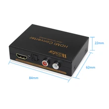 5 шт. HDMI к HDMI& R/L& Spdif аудио поддержка 2,1/5.1CH Аудио Видео экстрактор сплиттер конвертер адаптер разъем