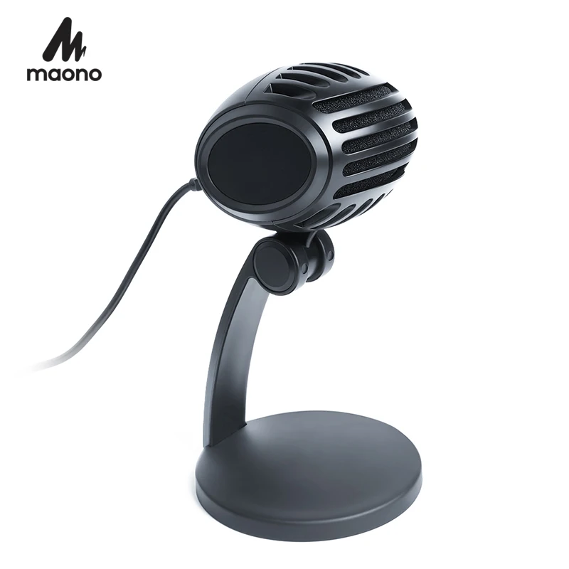 

MAONO USB Streaming Condenser Microphone Cardioid Podcast Studio Recording Microphone PC Laptop Mic for Youtube Broadcasting