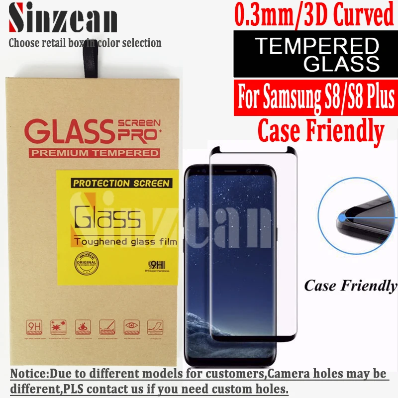 bilder für Sinzean 20 stücke 3D Gebogene Fall freundliche (nicht Volle Deckung) für Samsung Galaxy S8/S8 Plus 3D curved ausgeglichenes Glas-schirm-schutz bilder für Sinzean 20 stücke 3D Gebogene Fall freundliche (nicht Volle Deckung) für Samsung Galaxy S8/S8 Plus 3D curved ausgeglichenes Glas-schirm-schutz