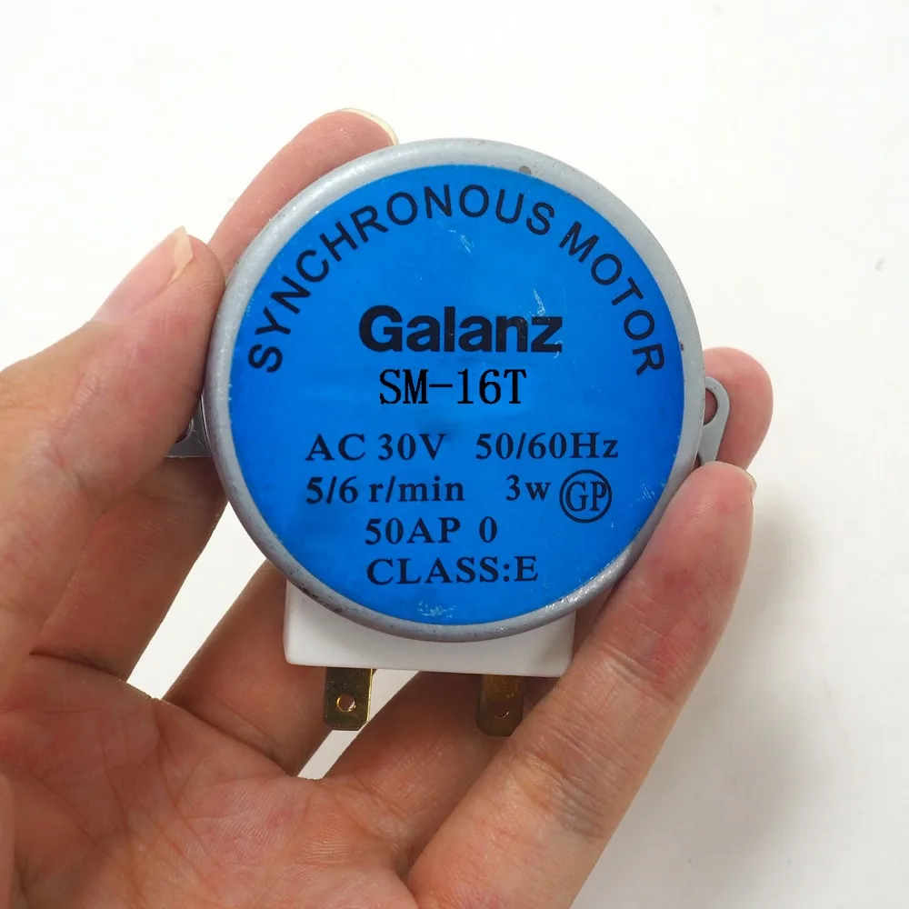 SM 16T 50/60Hz CW/CCW микроволновая печь мотор лотка AC30V 220V 240V 3W 4W 6RPM 17mm с синхронным
