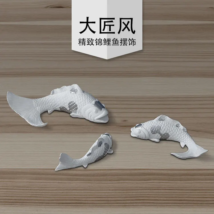 

A big wind wall Nordic modern design creative fish shape decoration decor Home Furnishing exquisite koi fish ornaments