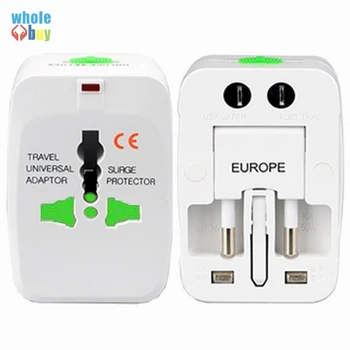 

Universal Travel Adaptor Abroad Conversion Socket Global Transformation Plug Multifunction Plug Adapter EU US AU UK 150pcs/lot