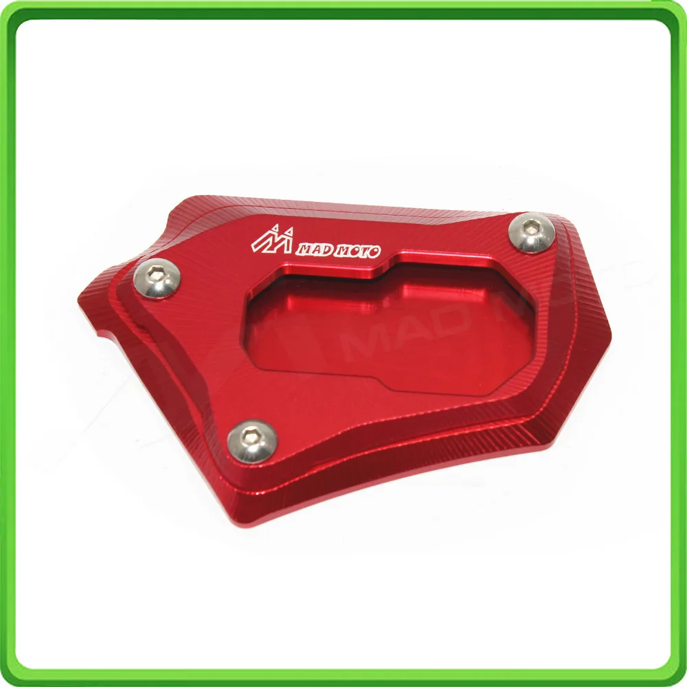 CNC Kickstand Side Stand Pad For BMW R1200GS 2012 2013 2014 2015 2016 R 1200 GS Adventure LC K51 2013 2014 2015 2016 Red (1)