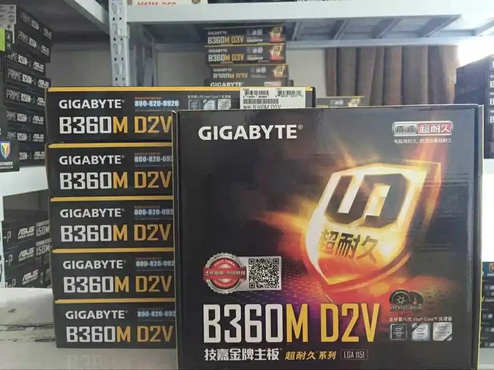 Для Gigabyte GA-B360M D2V Оригинальный Новый Материнская плата B360 разъем LGA 1151 DDR4 USB3.0 SATA3.0
