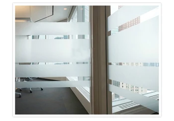 

Pure Frosted 40*400cm length Thickening Bathroom Frosted Window Gel Static Clings Office Film Business Room Partition Sticker