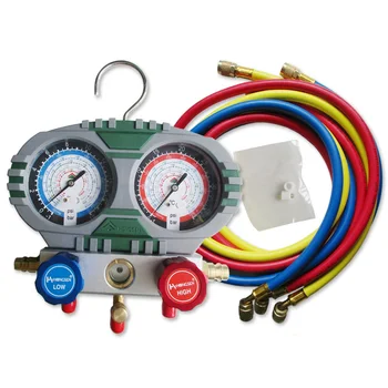 

Car air conditioning repair tools Air conditioning refrigerant meter Refrigerant and fluoride table HS-S60-101 mahifold gauge