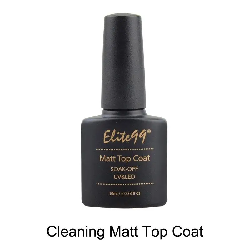 Elite99 10 мл Матовый верхний слой лак для ногтей Гель-лак для ногтей верхнее покрытие гель-Лаки длительный УФ светодиодный матовый гель-клей для ногтей