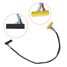 26 см FIX-D8 кабель низковольтной дифференциальной передачи сигналов 30Pin 1ch 8bit для плата контроллера 18,5 дюймов 1366x768 8-битный ЖК-дисплей Панель 18," M185XW01