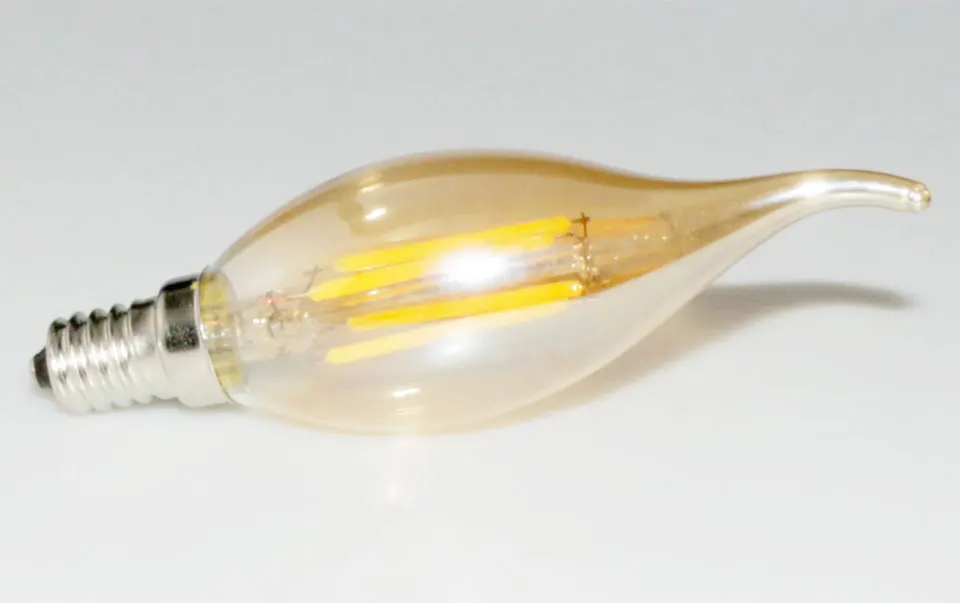 Затемнения светодиодный лампа-свеча с нитью накаливания лампы E14 E27 AC 220 V 2 W 4 W 6 W C35 LW Винтаж Edison ЛАМПЫ для люстры Теплый Белый 2200 K