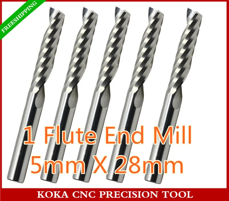 5 мм * 28 шт./лот бесплатная доставка твердосплавная Концевая фреза CNC для