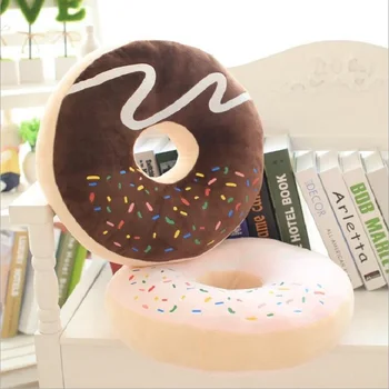 

Chocolates Donut Pillow Cushion Christmas Presents Donuts Pillows Car Sofa Seat Decor Kids Present Toy Cushions BZ-DS001&20