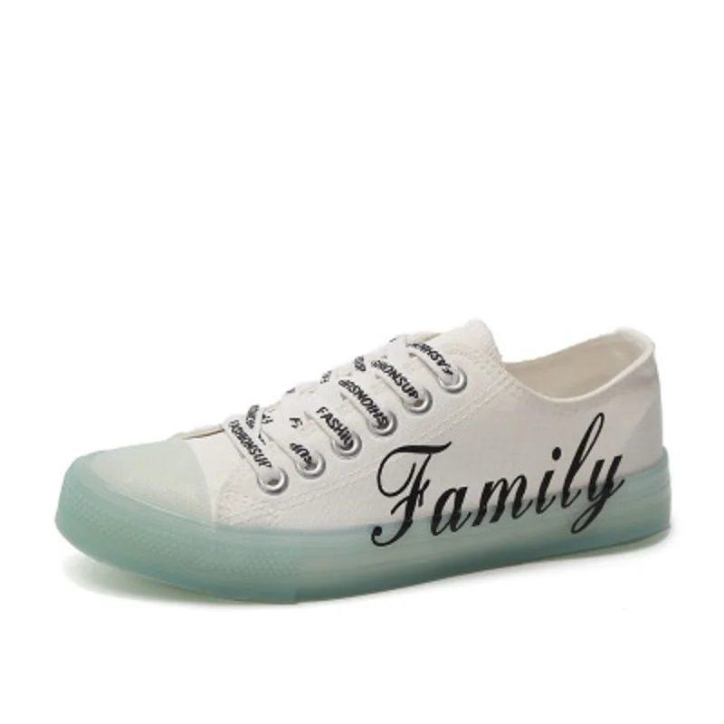 

2019 new summer canvas shoes Korean version of the wild student white shoes