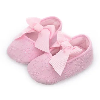 

Spring Girl Baby Shoes Soft Sole Cotton First Walkers Fashion Baby Girl Shoes Butterfly-knot First Sole Kids Shoes