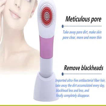 

5PCS Wash a face to brush clean beauty massage brush electric meter cleansing pore cleaner waterproof skin cleaning brush