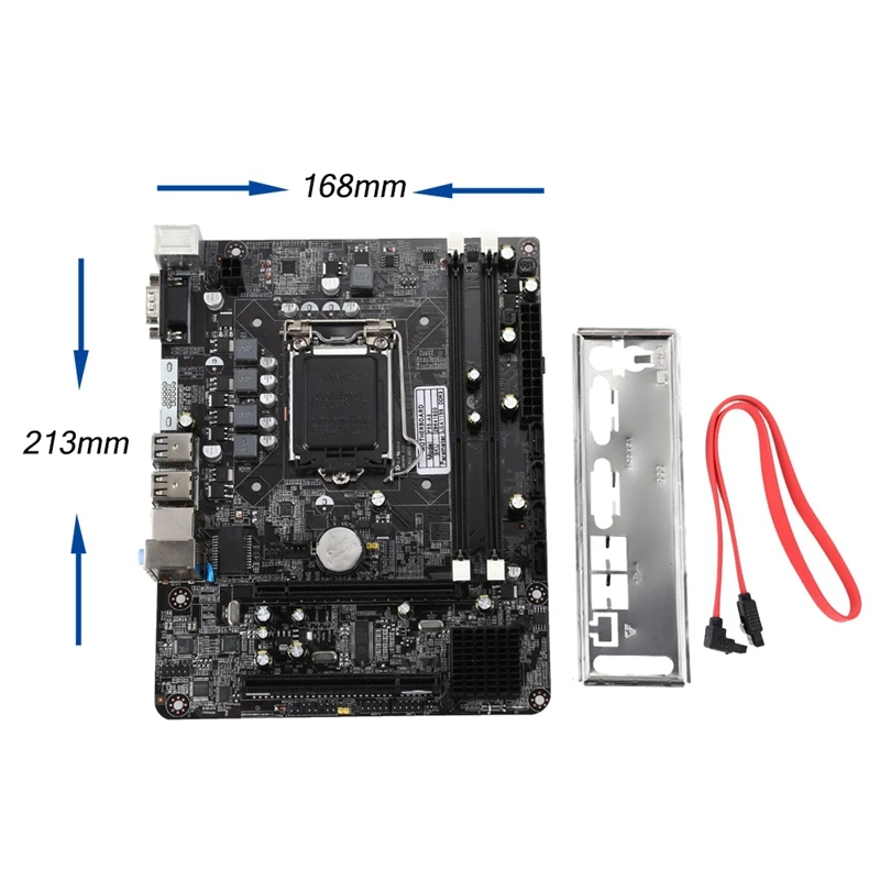 Продажа PPYY NEW P 57 Pm 55 P55 материнская плата для рабочего стола Lga1156 материнская плата компьютера Макс 8 ГБ 2 x Ddr3 1333 1066 МГц Usb2.0 материнская плата