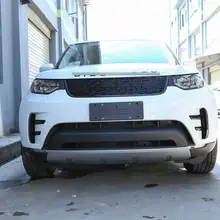 Auto-Styling Pianoforte Nero Anteriore Della Lampada Della Nebbia Trim Decorazione Della Copertura per Land Rover Discovery 5 LR5 2017 L462 Auto accessori 2 Pcs