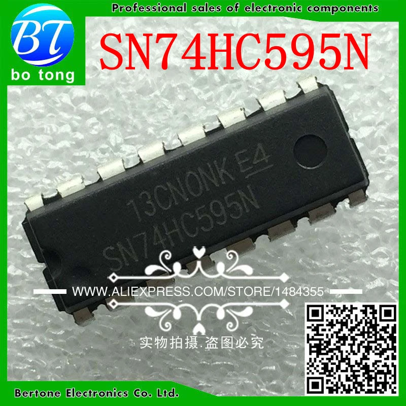 

20PCS SN74HC595N DIP16 SN74HC595 DIP 74HC595N 74HC595 new and original IC