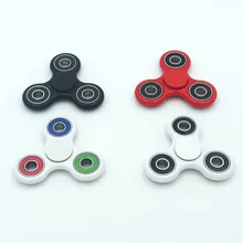3 видов цвета Tri Spinner Непоседа Игрушки Пластиковые EDC Руки счетчик Для Аутизма и СДВГ Вращения Долгое Время Анти-Стресс Игрушки