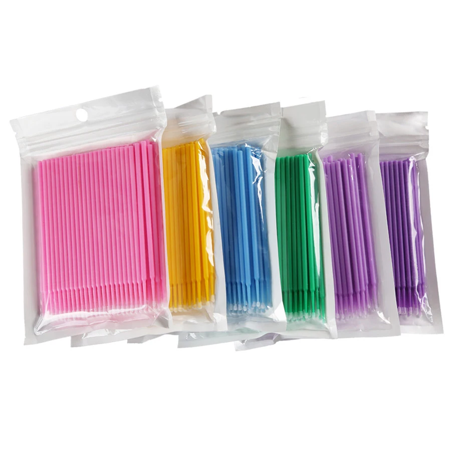 1000pcs Micro Brushes Disposable Applicator Swab for Eyelash Extension