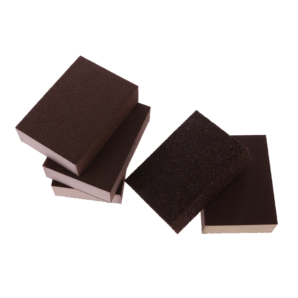 5pcs Abrasive Wet Dry Hand Sanding Foam Sponge Blocks Grit Padin Jewelry Tools & Equipments