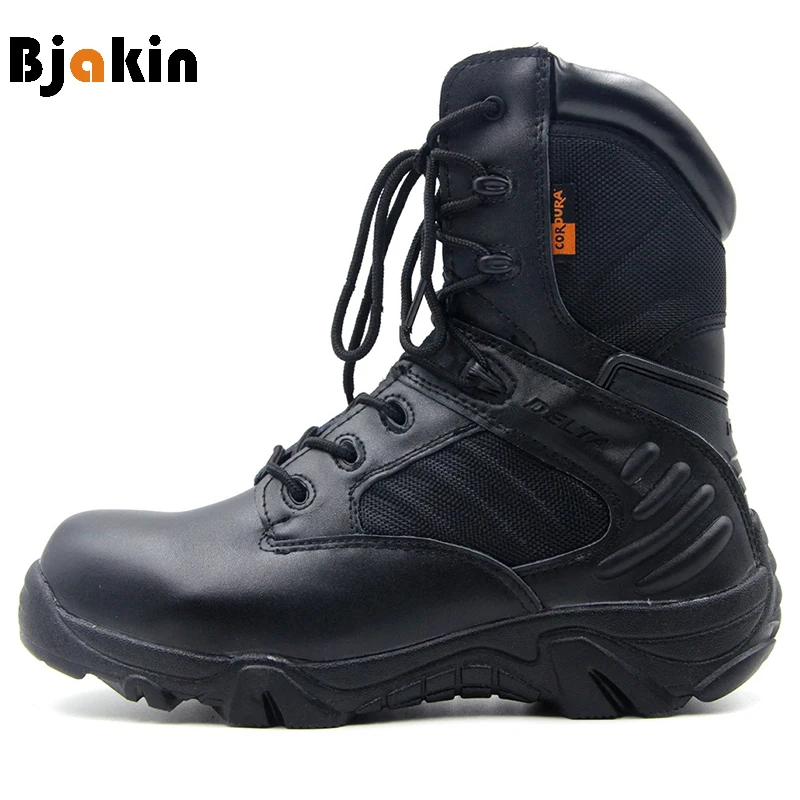 

Bjakin Outdoor Men Hiking Shoes Waterproof Breathable Tactical Combat Army Boots Black Desert Training Sneakers Trekking Shoes