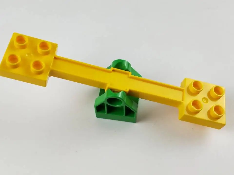 Duplo Diy строительные блоки большого размера аксессуары качели фигурка детская