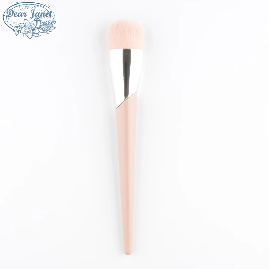 

1 piece Pink Flat Foundation Makeup brush Make up Brush Cosmetic tool Plastic handle Synthetic hair FB