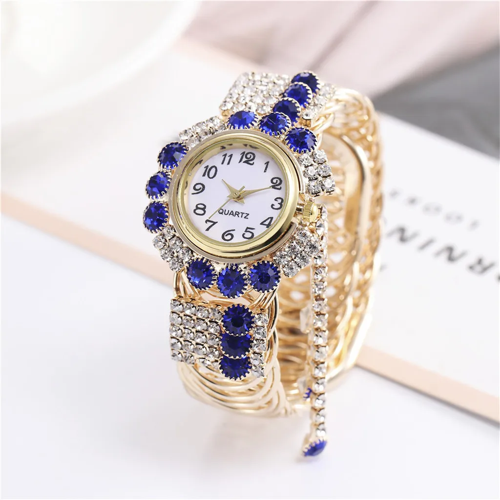 

2019 Top Brand Luxury Rhinestone Bracelet Watch Women Watches Ladies Wristwatch Relogio Feminino Reloj Mujer Montre Femme Clock