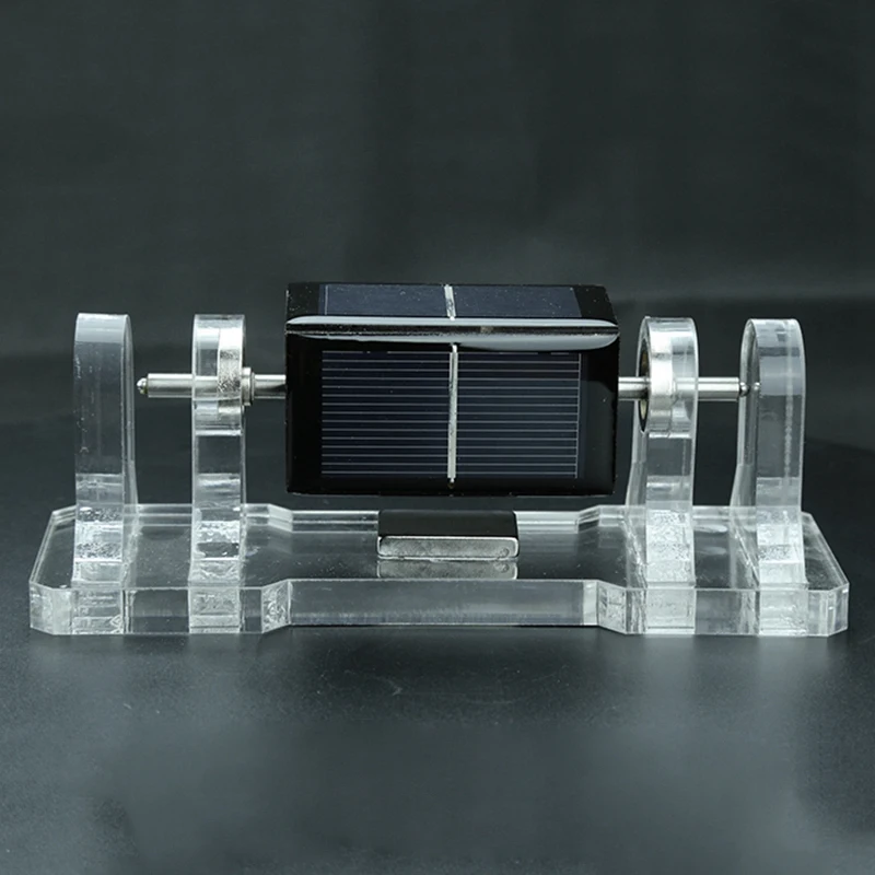 Square Solar Magnetic Levitation Anti-Shaking Dual Stand Mendocino Motor Horizontal Levitating Model