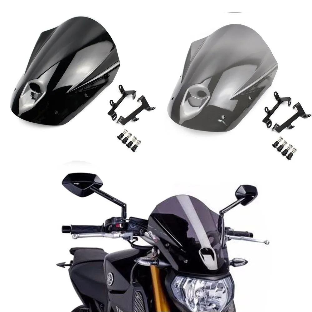 Для Yamaha MT09 FZ09 лобовое стекло Flyscreen Монтажный кронштейн 2013 2014 2015 2016 MT FZ 09 ветровой