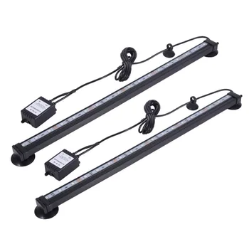 

LED Aquarium Fish Light Submersible Air Bubble Lamp Remote Control 46cm EU/ US Plug Aquarium Led Lighting