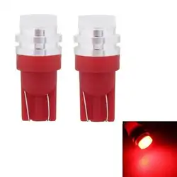 2 Pcs T10 COB 5 W W5W 194 красный свет 6500 K 300lm светодиодный автомобильный габаритный фонарь (12 V)