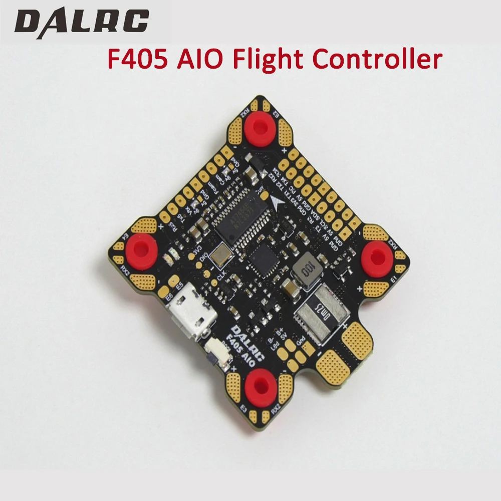 Управление полетом DALRC F405 AIO ler MCU STM32F405RGT6 MPU6000 Gyro F4 управление Встроенный OSD BEC 9 В/3A