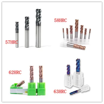 

2PCS R6x75MM 12MM HRC45 HRC50 HRC55 HRC60 HRC65 Milling tools Milling cutter Ball nose End Mill CNC router bits